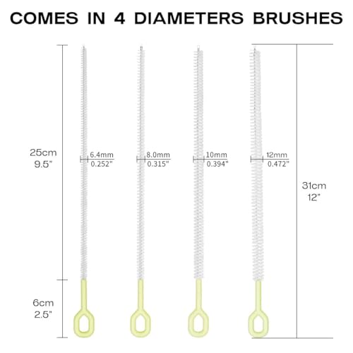 Brush Family Straw Cleaning Brush Pipe Cleaners Tube Straw Cleaner Brush For Stanley Cup Water Drinking Bottle Straws thumb #4