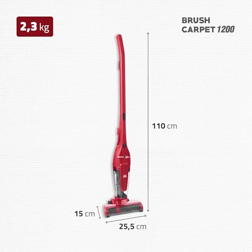 MONDIAL Aspirador de Pó Vertical Brush Carpet, Vermelho, 1200W, 110V - AP-25 - Imagem 9