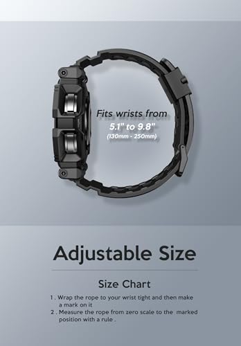 i-Blason for Samsung Galaxy Watch 6 Classic Band 47mm with 2 Pack Tempered Glass Screen Protector, [Military Grade Protection] [Magnetic Charging], Watch Band for Galaxy Watch 6 Classic [47mm], Black