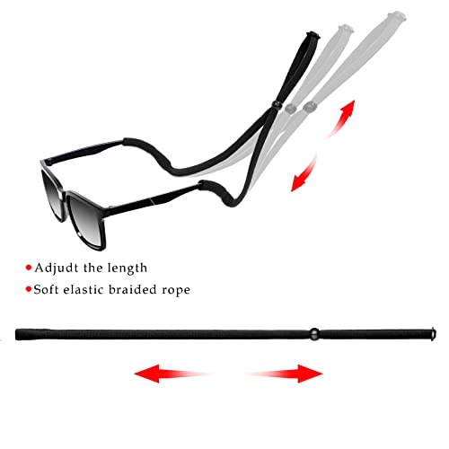 Glasses Strap(6 PCS) Sports Eyeglass Strap,Adjustable Sunglasses Lanyard Neck Holders Cord Retainer for Men Women