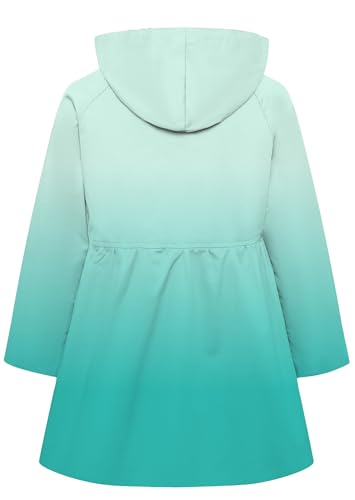 Image of Betusline Girl's Single Breasted Trench Coat Hooded Dress Coat Outerwear, 2-14 Years