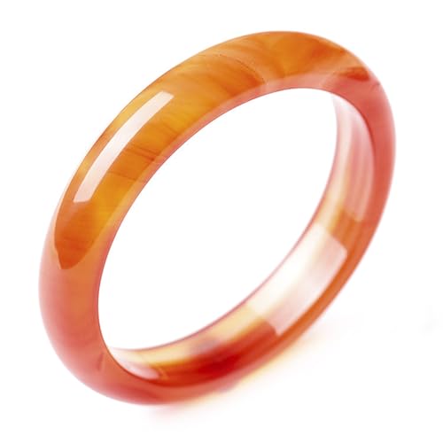Bracelet en jade orange calcédoine agate naturelle bijoux femme fortune