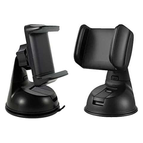 Car Mount, Universal Mobile Phone Car Mount Holder 360° Rotation for Auto Windshield and Dash, for Cell Phones Apple iPhone 14, 14 Pro, 13, 13 Pro, 12, 11, Xr, Xs, Android Smartphone, GPS Cover