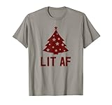 Photo Gallery lit af xmas | divertente natale maglietta Photo Gallery lit af xmas | divertente natale maglietta