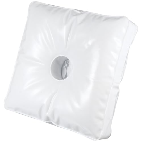 GANAZONO Base De Parasol D'extérieur PVC à Eau 29x29x5 Cm, Paquet Lestage Stable pour Jardin Et Plage, Anti-Vent Et Renfort Solide, Accessoire Fixation Parasol Professionnel