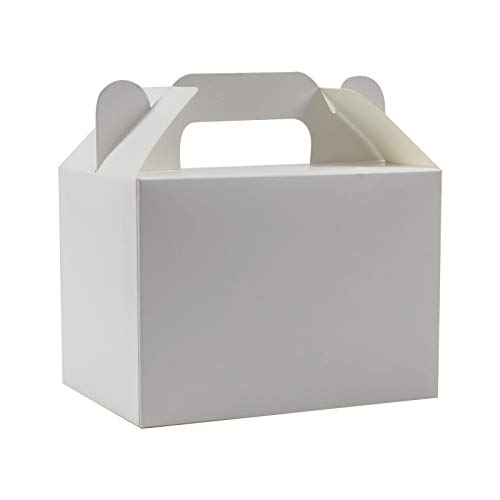 Stomping Ground Toys Cajas para Dulces - 12 Cajas de cumpleaños Colores Arcoíris - Cajas Galletas - Cajas Regalo Personalizadas para Baby Shower, Fiestas Niños, Manualidades