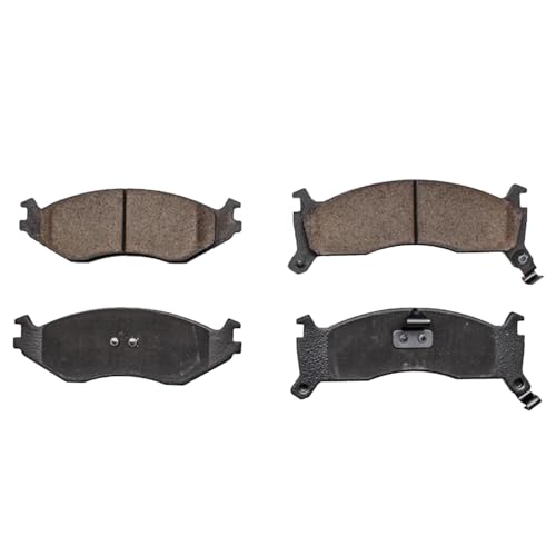 Image of Detroit Axle - 4pc Front Brake Kit for 1991-1995 Dodge Caravan Plymouth Voyager 1991-1993 Grand Voyager, Disc Brake Rotors Ceramic Brakes Pads with Hardware Replacement