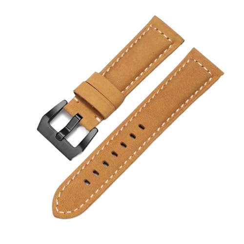 Cowhide Crazy Horse Strap Men Bracet Smooth 20mm 22mm 24mm 26mm̂߂̖{v̎voh
