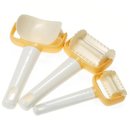 Emporte Pièces Set,3 Pcs Moule Biscuit Coupe Pate,Rond Carré Rectangulaire Engrenage Découpoir Multifonctions Accessoires de Cuisine Ustensiles Patisserie