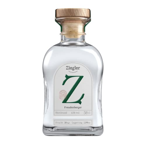 Ziegler Freudenberger Obstbrand 43% (1x 0,5l) - Edler Obstbrand aus regionalen Früchten mit...