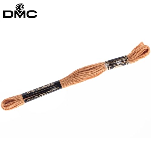 Image of Hobby Lobby DMC Cotton Embroidery Floss - 436 Tan, Set of 12