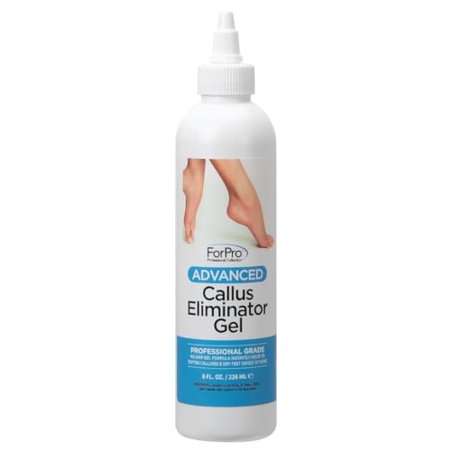 ForPro Professional Collection Advanced Callus Eliminator Gel, Professional Grade, No Drip Callus Remover Gel for Feet, 8 oz.