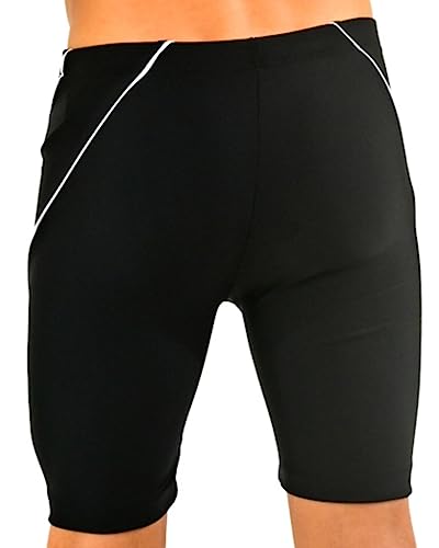 Bermuda para Natação Xtra Life Com Viés, Hammerhead, Masculino, Preto/Branco, P
