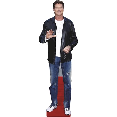 SC2528 David Hasselhoff Blue Jeans Cardboard Cutout Standee Standup