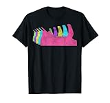 Design cool avec des couleurs arc-en-ciel. Portez-le avec fierté. Inspiré des années 80