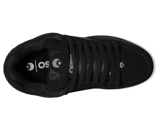 Osiris Men's Peril Skate Shoe, Black/Black/Grey, 72