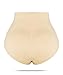 FUT Women Butt Lifter Panties Padded Underwear, Hip Enhancer Pads Shorts Seamless Butt Pads Shapewear Beige