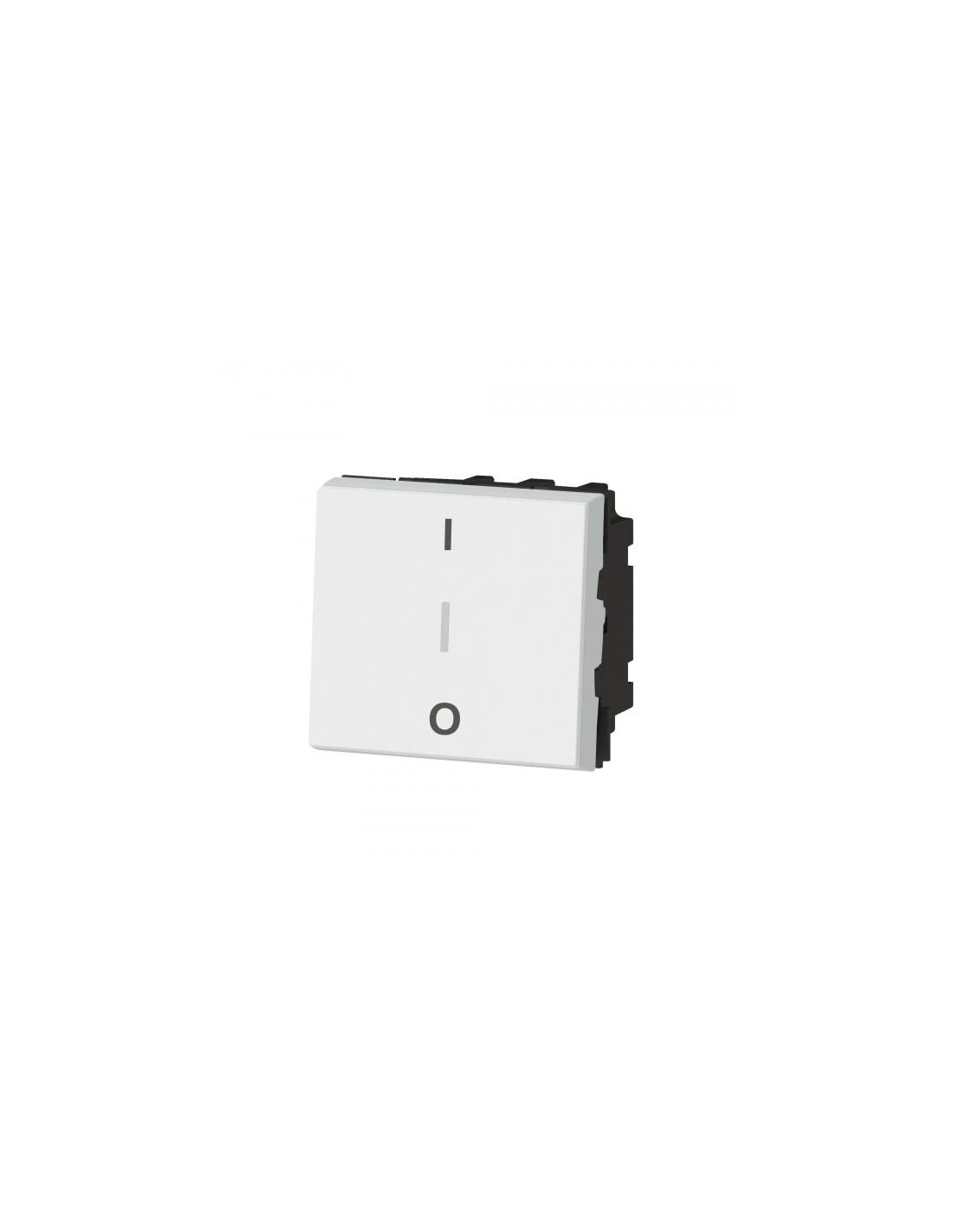 Legrand 077050L Poussoir Mosaic pour 1 ou Plusieurs Volets Roulants, 500W, Blanc