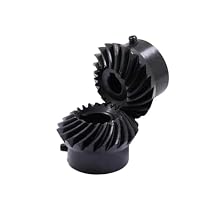 Bevel Gears 2pcs 45# Steel 1M 15T Spiral Bevel Gear M1 Modulus 11 90 Degrees Differential Gear Same Ratio Diameter7mm