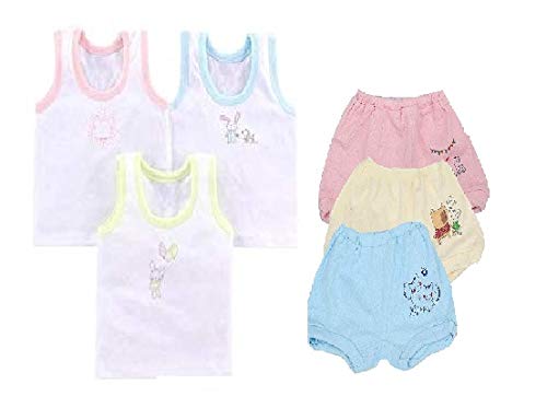 Image of Baby Vest baniyan Cotton Inner wear Vest for Baby Vest Kids Vest Toddler Vest with Soft Cotton Panty