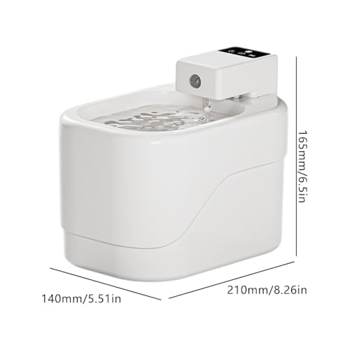 Fuente automática para beber gatos y perros 2000ml miniatura 5