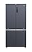Produktbild Haier CUBE 90 SERIE 5 HCR5919ENMB / Design Cube 4 Türen/Total No Frost/XL-Slime Line/MyZone & Humidity Zone/ABT/Nutzvolumen 528 l/Obsidian Black Inox