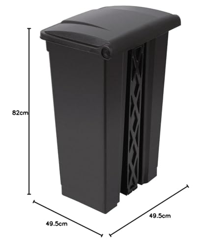 Jantex Kitchen pedał Bin Black - 87 l