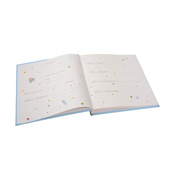 goldbuch 15088 Babyalbum Kleiner Prinz, 30 x 31 cm, Baby Fotoalbum mit 60 weiße Blankoseiten & 4 illustrierten Seiten… – Bild 4