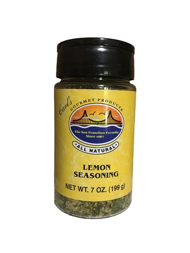 Carl's Gourmet All Natural Lemon Seasoning and Meat Rub - 4 oz