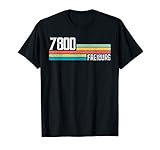 Du wohnst schon lange in Freiburg in Baden-Württemberg und vermisst die alte Postleitzahl vor der Wiedervereinigung 1990 deiner Stadt. Die vierstellige PLZ 7800 kennen nur noch echte Freiburger. Mit dem retro T-Shirt Liebe zur Heimat BW zeigen.