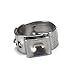 KALLORY 20Pcs Stainless Steel Hose Clips Durable Single Ear Hose Clamps for Securing Hoses Pipes and Fuel Lines Home Automotive and Industrial Applications Silver