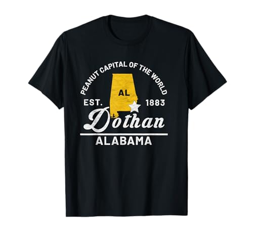 Dothan Alabama Al Vintage Peanut Capital of the World Gift T-Shirt