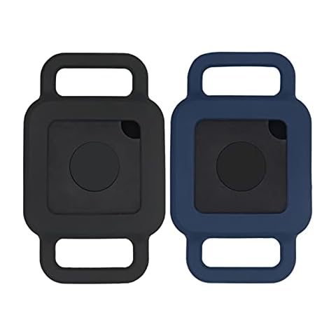 [2 Pack] Dog Collars Holder Compatible for Tile Pro (2020 & 2018) Case,Pet Id Tag Case Cover for Tile Pro Tracker,Dog Collar Attachment for Item Finder Location Tracker，Birthday Party Supplies Cover