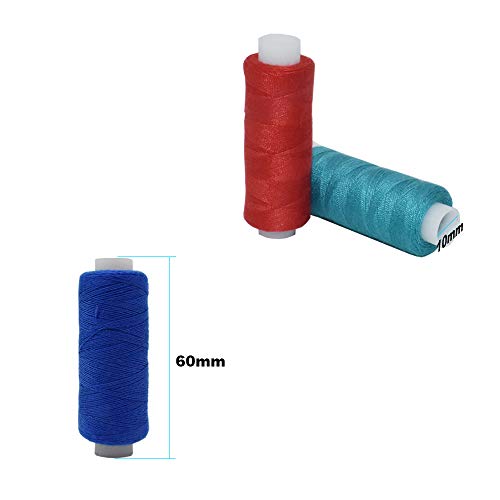 Kits de hilos de coser poliéster 30 bobinas 250 yardas cada una miniatura 2