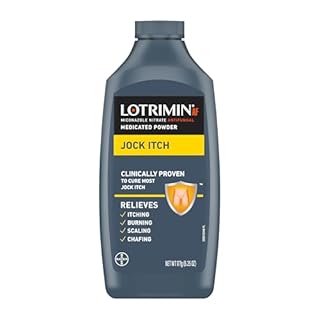 Lotrimin Antifungal Jock Itch Medicated Powder with Miconazole Nitrate, Jock Itch Treatment for Men, Women, and Kids Over The Age of 2, 6.25 oz Bottle