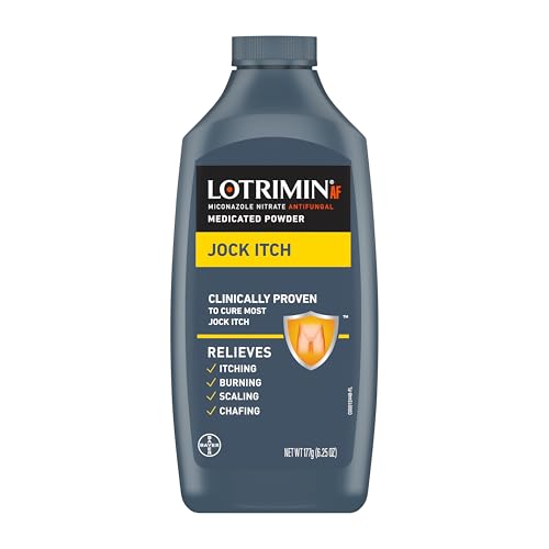 Lotrimin Antifungal Jock Itch Medicated Powder with Miconazole Nitrate, Jock