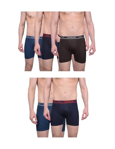 Image of Dollar Lehar Mens Combed Cotton Trunk - Actual Colour May Vary