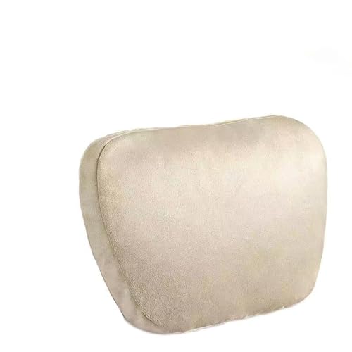 車ヘッドレスト首枕 首を守ります取り付けは簡単です生地が快適です豊富なカラーバリエーションバイオフリースの詰め物車用品 (ベージュ色です)