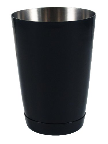 BarConic Weighted 16 oz. Weighted Powder Coated Black Shaker Tin