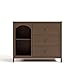 Graco Olivia 3 Drawer Combo Dresser (Hazelnut) – GREENGUARD Gold Certified Baby Dresser, Kids Bedroom Storage Organizer, Interlocking Drawer System, Anti-Tip Kit Included