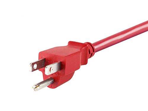 Exclusive Access Monoprice 3-Prong Power Cord - 6 Feet - Red, NEMA 5-15P to IEC 60320 C13, 14AWG, 15A/1875W, 125V Works with Most PCs, Monitors, Scanners, & Printers - Image 6