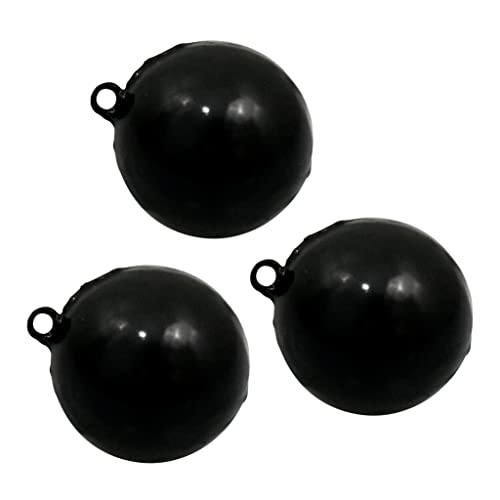 Salmon Cannonball Weight Lead Downrigger Sinker (Black)
