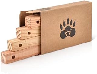 Natural Survival Fire Starter - Pin Wood Stick - Instant firelighter with your ferro rod for your Camp fires, Barbecues, Fireplaces, Stove - Camping, Forest, Bushcraft - Fire Tinder