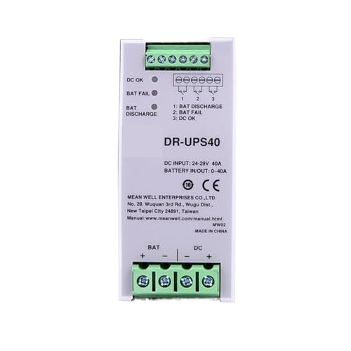 Alimentation à découpage rail DIN DR-UPS40 pour stabiliser le courant continu des automatismes