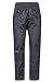 Marmot Kobiety Wm's PreCip Eco Full Zip Pant Long, Wodoodporne spodnie przeciwdeszczowe, wiatroszczelne spodnie trekkingowe, oddychająca odzież przeciwdeszczowa na wędrówki i trekking, Black, M
