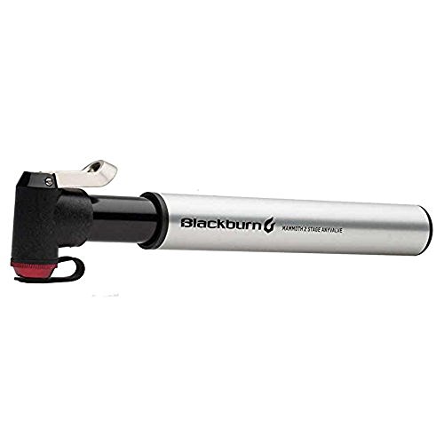 Blackburn Mammoth 2Stage Anyvalve Mini-Pump - Mini pompe à vélo VTT et Route en aluminium