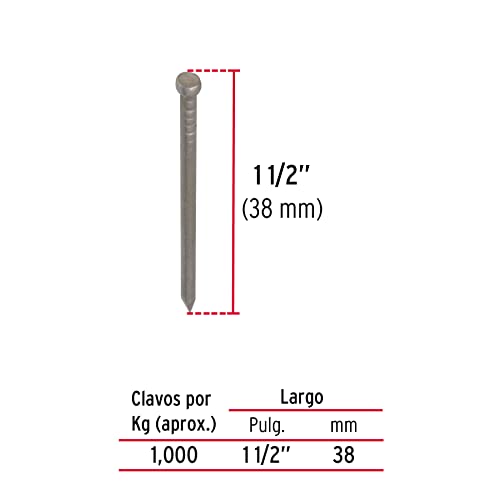Clavos para madera de 2 1/2 4 Imagen adicional