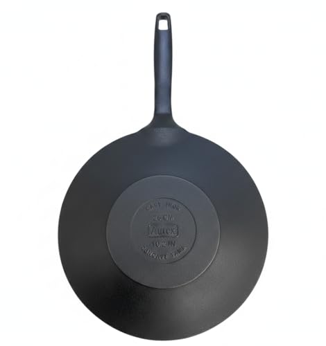 Image of Aurex Pre-Seasoned Cast Iron Tawa | 26 CM /10.2 Inch | Roti, Chapati & Paratha | Gas, Induction & All Cooktops | Naturally Non-Stick | 100% PFOA & PTFE Free, Iron-Rich Healthy Cooking, Non-Slip Handle