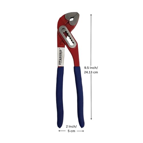 Image of Plumbing Tool Set, 3-Piece Combo with Pipe Wrench, Water Pump Plier, Screw Wrench