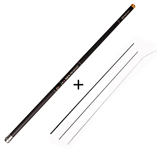CañAs De Pescar 8M / 9M / 10M / 11M / 12M / 13M EXTRA LARGO DE AGUA FRESCO DE ALIMENTACIÓN DE AGUA DE AGUA DE AGUA TELESCÓPICO CAMINA DE PESCA DE CARRO DE FIBRA DE CARBONA DE PESADA 4 PIEZAS CañA De P